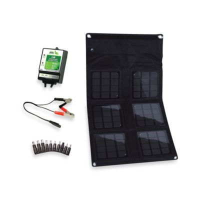 Nature Power 18-Watt Folding Solar Panel with 8-Amp Solar Charge Controller