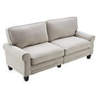 Alternate image 1 for Serta&reg; Copenhagen 78-Inch Sofa in Light Grey