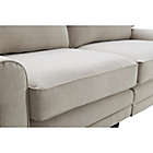 Alternate image 7 for Serta&reg; Copenhagen 78-Inch Sofa in Light Grey