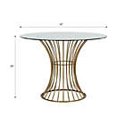 Alternate image 2 for CosmoLiving by Cosmopolitan Westwood Glass Top Dining Table