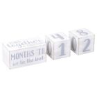 Alternate image 2 for Pearhead&reg; Wedding Countdown Milestone Blocks in White/Grey