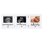 Alternate image 1 for Pearhead&reg; 3-Photo Hinged Sonogram Desk Frame in White