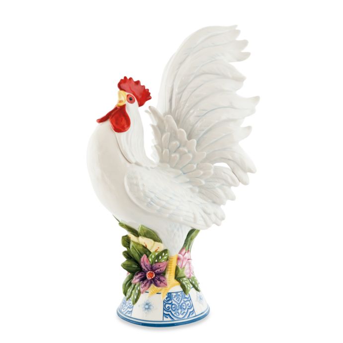 fitz and floyd global market rooster figurine