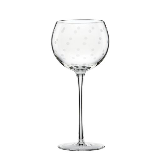 kate spade new york Larabee Dot Balloons Wine Glasses (Set of 4) | Bed Bath  & Beyond