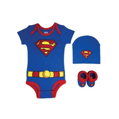 superman onesie baby