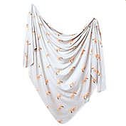 Copper Pearl&trade; Swift Fox Swaddle Blanket in Orange/White