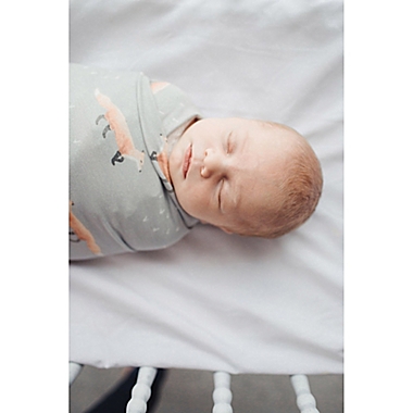 Copper Pearl&trade; Swift Fox Swaddle Blanket in Orange/White. View a larger version of this product image.