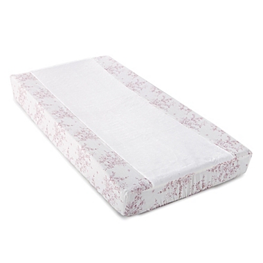 Levtex Baby&reg; Heritage Floral Changing Pad Cover in Lilac. View a larger version of this product image.