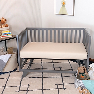 Naturepedic&reg; Breathable Organic Cotton 2-Stage Crib Mattress. View a larger version of this product image.