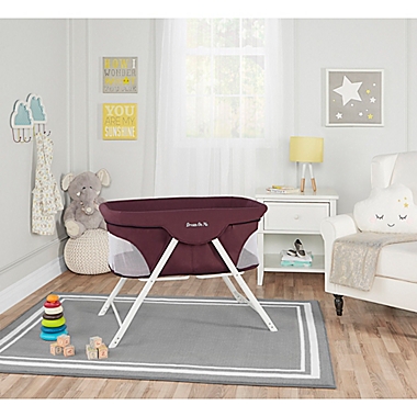 Dream On Me Traveler Portable Bassinet in Berry. View a larger version of this product image.