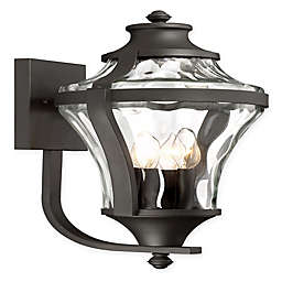 Minka Great Outdoors Libre 20.5-Inch Outdoor Wall Sconce in Black