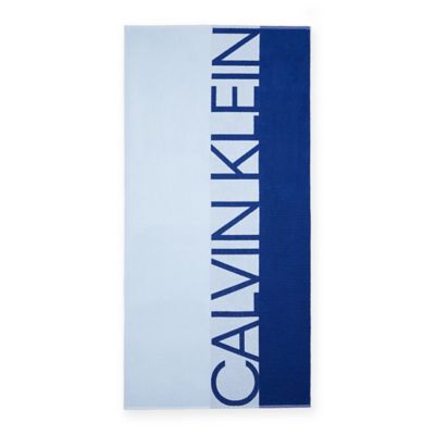 calvin klein beach towel sale