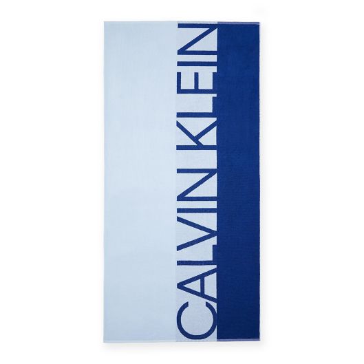 Buik gelijktijdig Bedrog Calvin Klein Iconic Logo Beach Towel | Bed Bath & Beyond