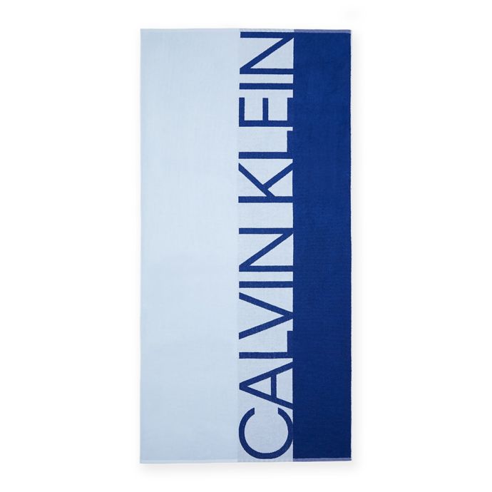 Calvin Klein Iconic Logo Beach Towel Bed Bath Beyond