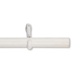 Cambria® Farmhouse 36-Inch Single Curtain Rod in White