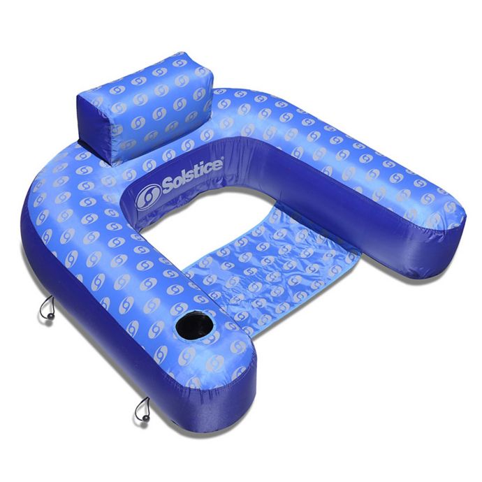 solstice by swimline designer loop lounge pool float