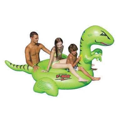 Swimline 90624 T-Rex Giant Ride On Inflatable Pool Float Green for sale online 