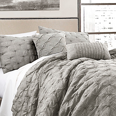 Lush Decor Ravello Pintuck 5-Piece Comforter Set | Bed Bath & Beyond