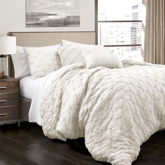 Lush Decor Ravello Pintuck Comforter Set Bed Bath Beyond