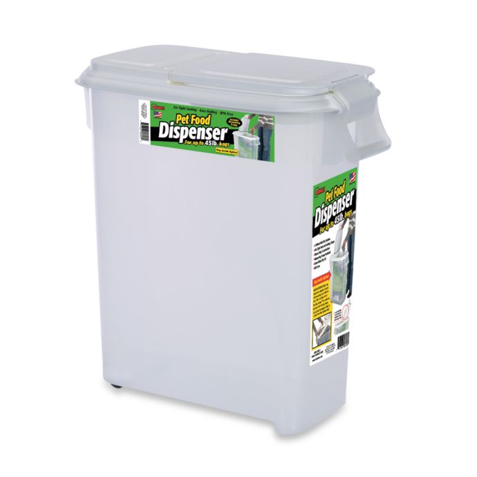 Buddeez® Roll Away 50-Quart Pet Food Dispenser | Bed Bath & Beyond