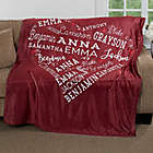 Alternate image 0 for Close to Her Heart 50-Inch x 60-Inch Fleece Throw Blanket