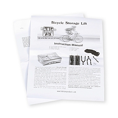 Bike Lane 2-Pack Bike Lift Hoist Caps in Black. View a larger version of this product image.