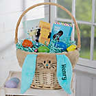 Alternate image 0 for Easter Bunny Personalized Easter Basket with Drop-down Handle in Blue