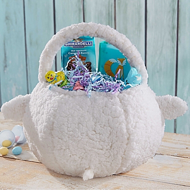 Lamb Embroidered Easter Treat Bag. View a larger version of this product image.