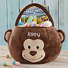 Alternate image 0 for Monkey Embroidered Easter Treat Bag