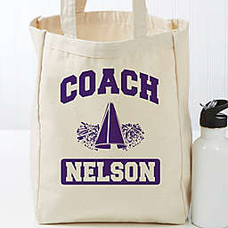 Coach Personalized Small Canvas Tote Bag