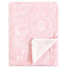 Alternate image 0 for Yoga Sprout Lace Garden Minky Blanket with Sherpa Backing in Pink