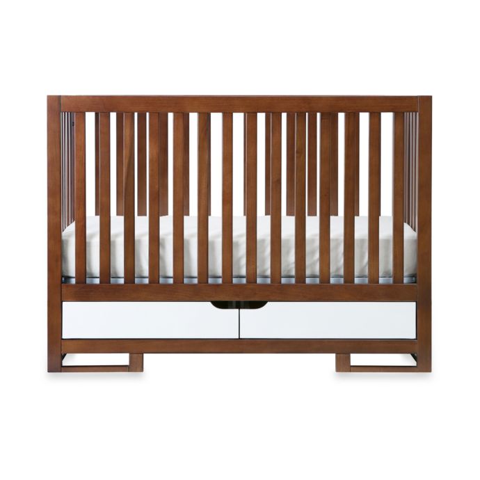 Karla Dubois Oslo 2 Tone Crib White Coco Buybuy Baby