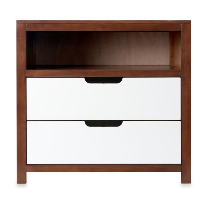 Karla Dubois Oslo Two Tone Dresser In White Coco Buybuy Baby