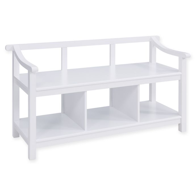 Southern Enterprises C Latta Entryway Bench White Bed Bath Beyond