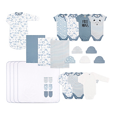Layette Set 6 Piece Baby Essentials for Newborn Unisex Gift Boys and Girls… 