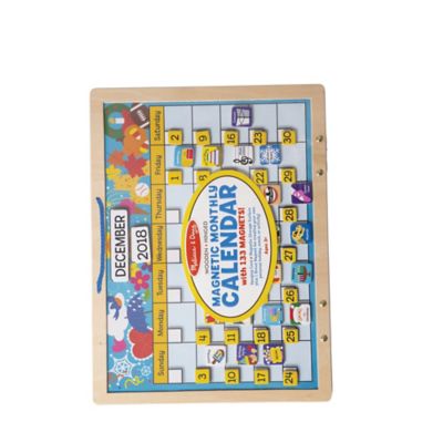 melissa and doug magnetic calendar replacement pieces