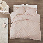 Alternate image 2 for Intelligent Design Kacie 2-Piece Ruffled Twin/Twin XL Coverlet Set in Blush