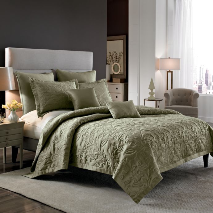 Nicole Miller Lexington Pillow Sham In Sage Bed Bath Beyond