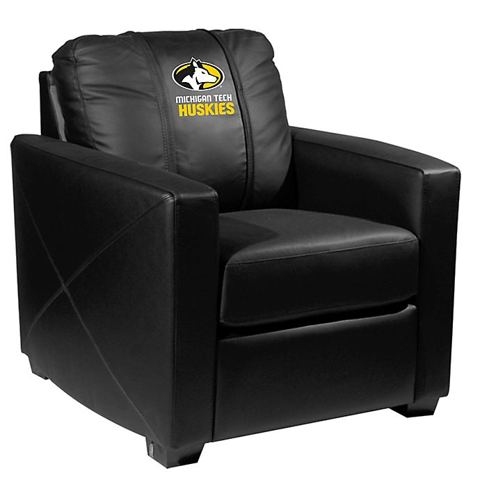 Michigan Technological University Silver Club Chair With Overlap
