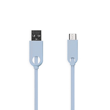 iHome 6-Foot Micro USB Cable in Blue. View a larger version of this product image.