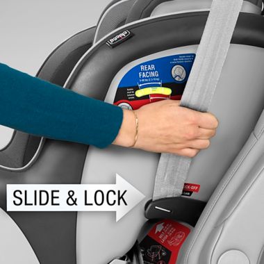 Chicco&reg; NextFit Zip&reg; Convertible Car Seat in Carbon. View a larger version of this product image.