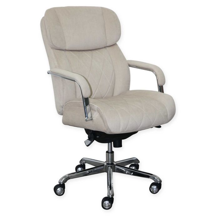 La Z Boy Faux Leather Swivel Sutherland Office Chair Bed Bath