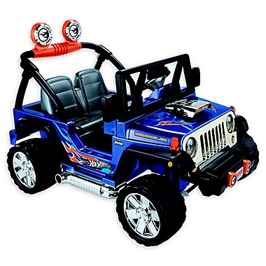 Fisher-Price&reg; Power Wheels&reg; Hot Wheels&trade; Jeep Wrangler. View a larger version of this product image.