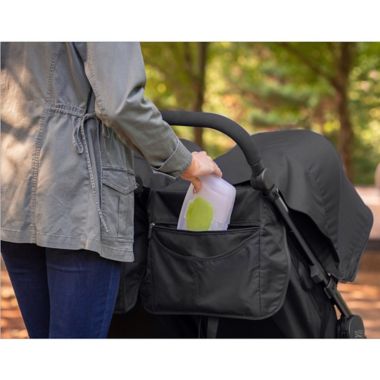 Britax&reg; B-Lively Double Stroller in Raven. View a larger version of this product image.