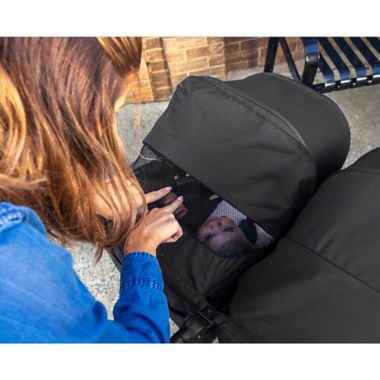 Britax&reg; B-Lively Double Stroller in Raven. View a larger version of this product image.