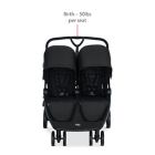 Alternate image 1 for Britax&reg; B-Lively Double Stroller in Raven