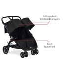 Alternate image 7 for Britax&reg; B-Lively Double Stroller in Raven