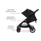 Alternate image 8 for Britax&reg; B-Lively Double Stroller in Raven