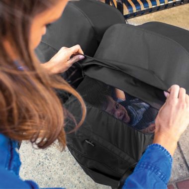 Britax&reg; B-Lively Double Stroller in Raven. View a larger version of this product image.