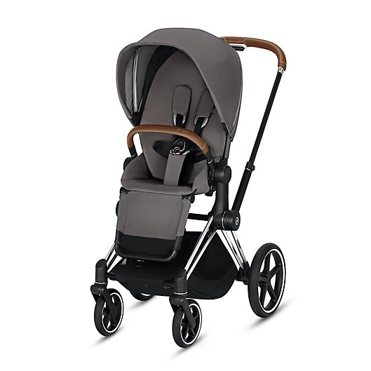 Alternate image 1 for CYBEX Priam Stroller with Chrome/Brown Frame